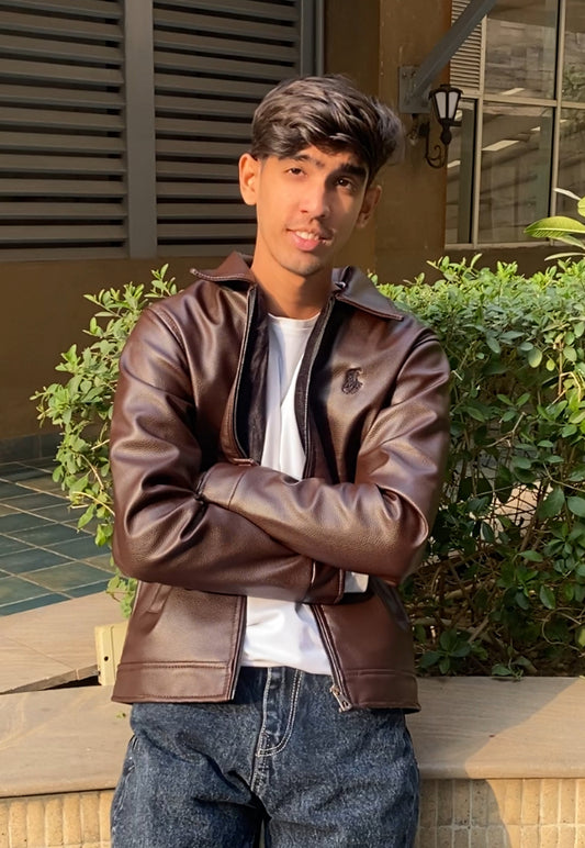 Us Polo Brown Leather jacket