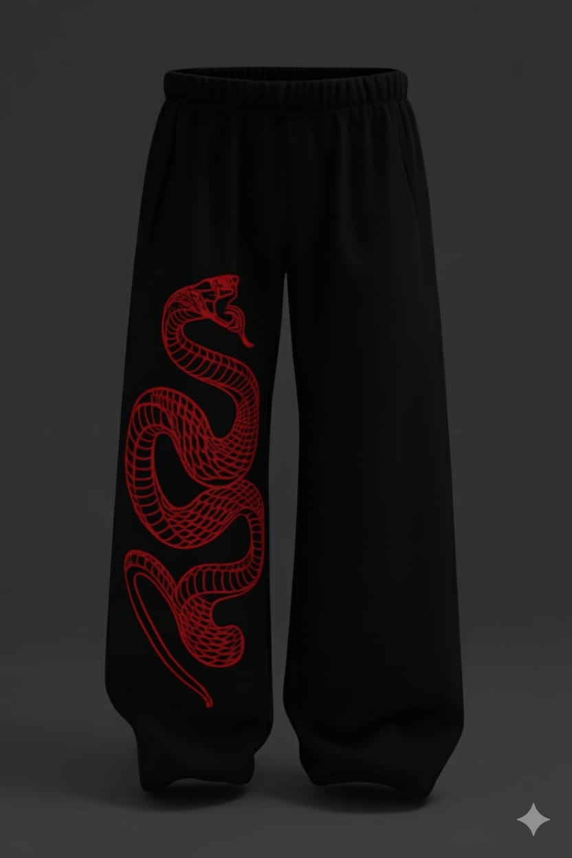 Unisex Dragon Fit Baggy Veliin Trouser