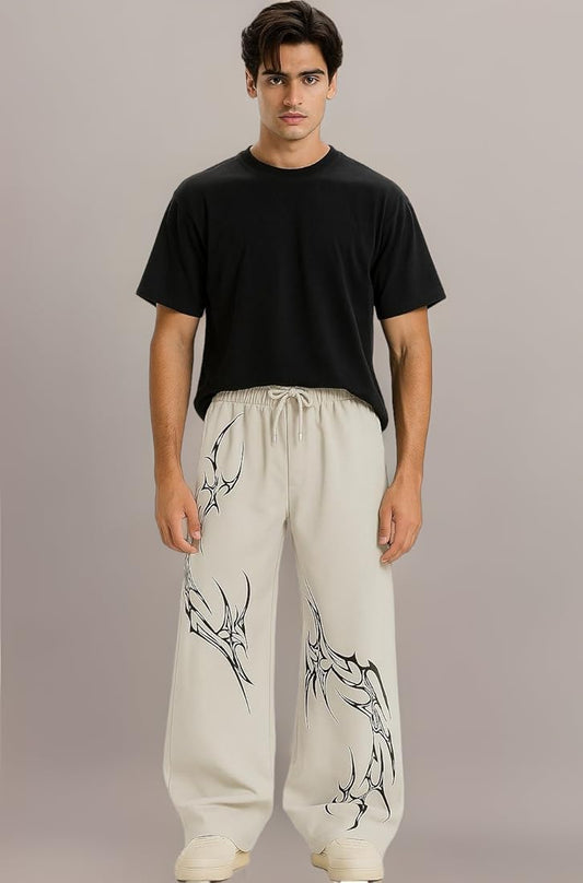 Unisex Off White Veliin Trousers