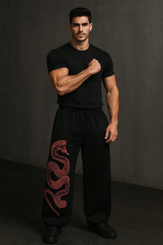 Unisex Dragon Fit Baggy Veliin Trouser