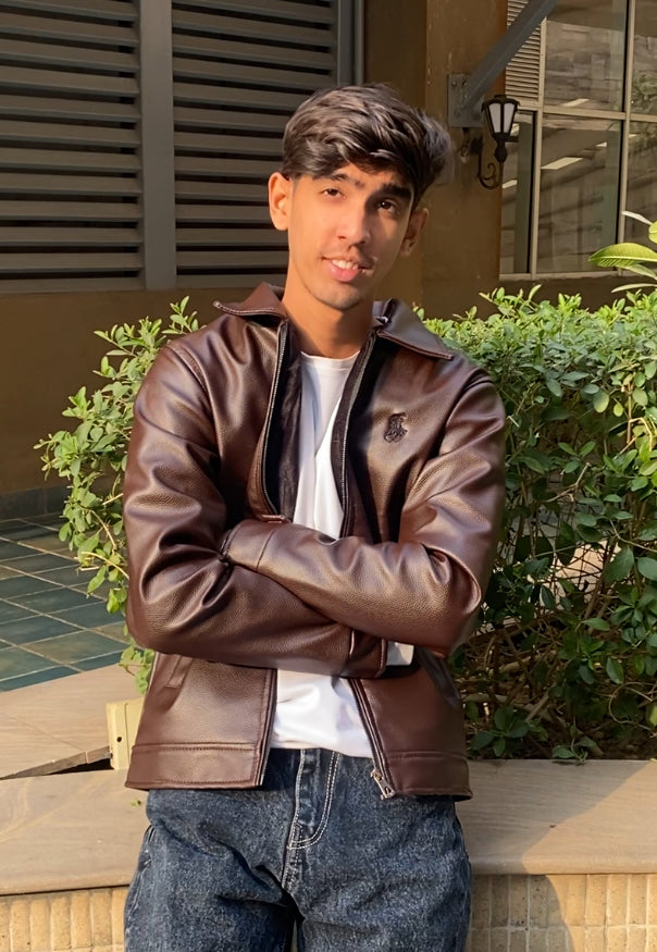 Us Polo Brown Leather jacket