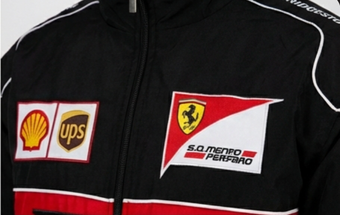 Black Colour Unisex Ferrari Jacket by Veliin
