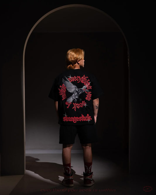 Red Animated Vellin Tshirt